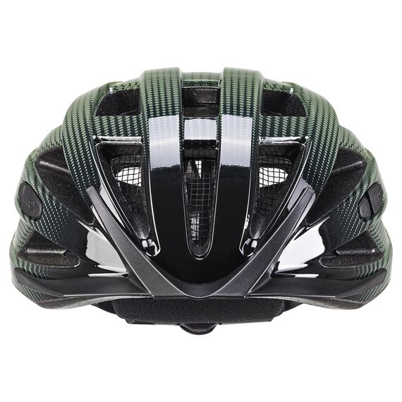 UVEX I-Vo kask rowerowy unisex z regulacją rozmiaru i technologia inmould zielony/czarny, Kolor: zielony, Rozmiar: 52-57, 5 zdjęcie