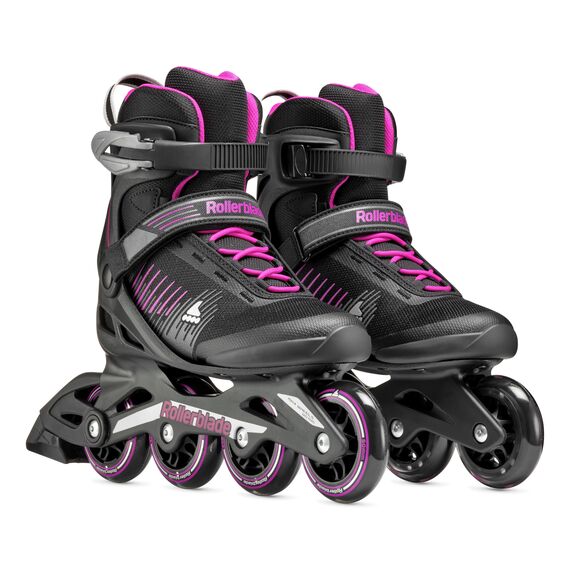 ROLLERBLADE zetrablade rolki damskie fitness czarne/różowe