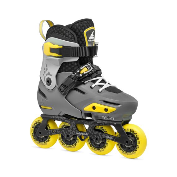 ROLLERBLADE apex rolki regulowane z regulacją rozmiaru szare/żółte