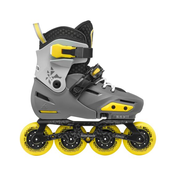 ROLLERBLADE apex rolki regulowane z regulacją rozmiaru szare/żółte