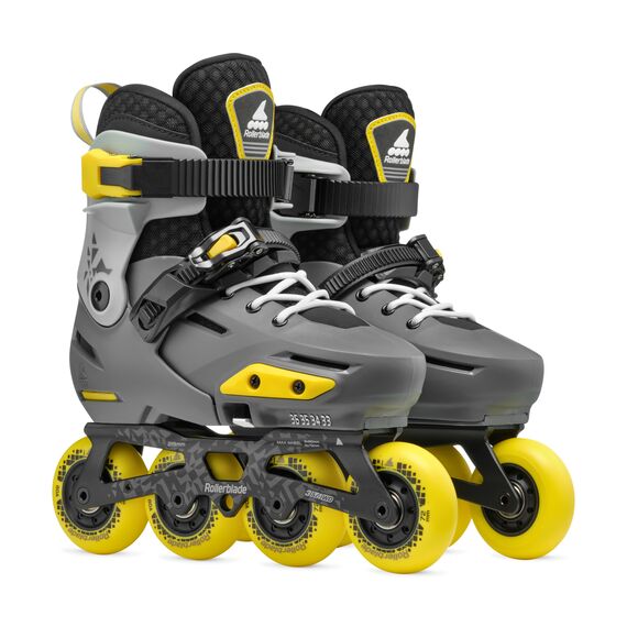 ROLLERBLADE apex rolki regulowane z regulacją rozmiaru szare/żółte