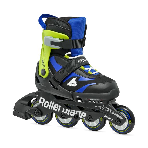 ROLLRBLADE microblade rolki regulowane czarne/niebieskie