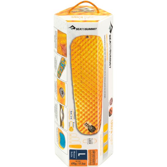 Materac SEA TO SUMMIT UltraLight ASC Mat żółty, Kolor: żółty, Rozmiar: 198x64cm