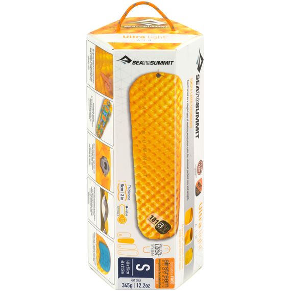 Materac SEA TO SUMMIT UltraLight ASC Mat żółty, Kolor: żółty, Rozmiar: 198x64cm, 26 zdjęcie