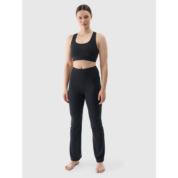 4F legginsy damskie na jogę 4FWSS25TFTIF324 czarne, Kolor: czarny, Rozmiar: XS