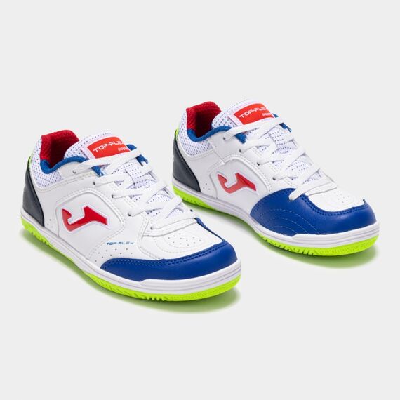 JOMA buty dziecięce piłkarskie halówki TPJS2502IN TOP FLEX białe, Kolor: biały, Rozmiar: 33, 3 zdjęcie