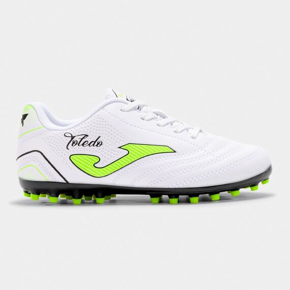 JOMA buty dziecięce do piłki nożnej turfy na orlik TOJS2502AG TOLEDO białe, Kolor: biały, Rozmiar: 33