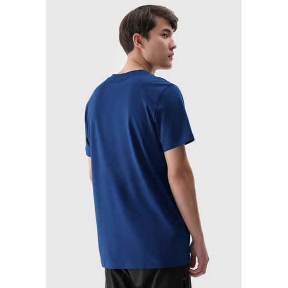 4F t-shirt męski koszulka bawełniana 4FWMM00TTSHM2256 niebieska, Kolor: zielony, Rozmiar: XL, 3 zdjęcie