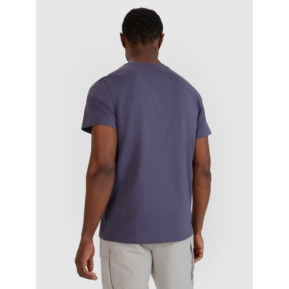 4F t-shirt bawełniany koszulka męska z nadrukiem 4FWSS25TTSHM2209 niebieski, Kolor: niebieski, Rozmiar: M, 4 zdjęcie