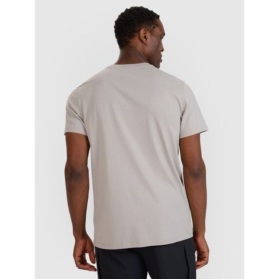 4F t-shirt bawełniany koszulka męska 4FWSS25TTSHM2209 szary, Kolor: szary, Rozmiar: L, 3 zdjęcie