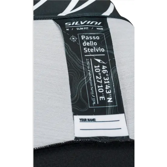 Koszulka rowerowa z krótkim rękawem damska SILVINI Women Jersey STELVIA czarna, Kolor: czarny, Rozmiar: S, 3 zdjęcie