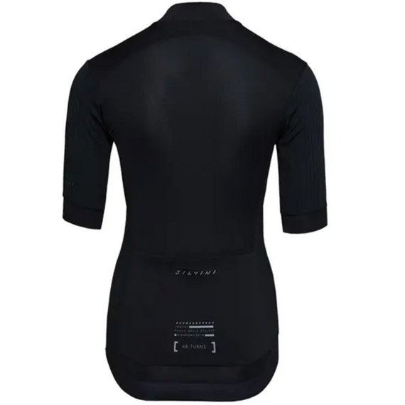 Koszulka rowerowa z krótkim rękawem  damska SILVINI Women Jersey TRAFOIA, Kolor: czarny, Rozmiar: S, 2 zdjęcie