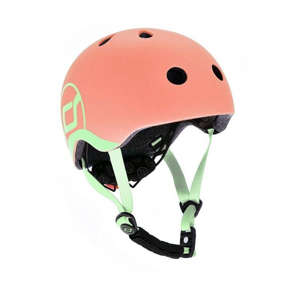 SCOOTANDRIDE hulajnoga Highwaykick 1 + kask regulowany jeździk dla dziecka zestaw 2w1, Kolor: czerwony, 11 zdjęcie