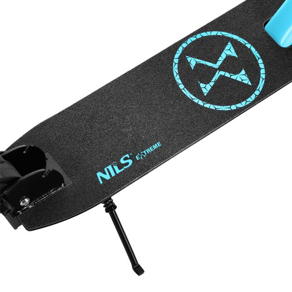 NILS EXTREME hulajnoga młodzieżowa z kauczukowymi kołami HM1302 czarna/niebieska, Kolor: niebieski, Waga: 4kg, 9 zdjęcie