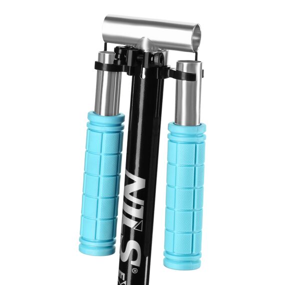 NILS EXTREME hulajnoga młodzieżowa z kauczukowymi kołami HM1302 czarna/niebieska, Kolor: niebieski, Waga: 4kg, 4 zdjęcie