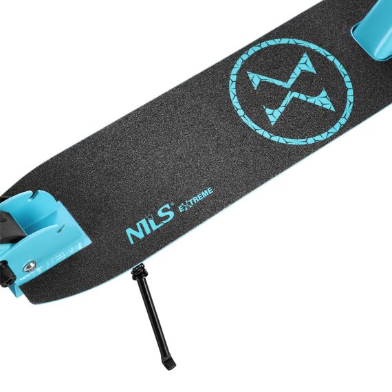 NILS EXTREME hulajnoga młodzieżowa z kauczukowymi kołami HM1302 niebieska/różowa, Kolor: różowy, Waga: 4kg, 9 zdjęcie