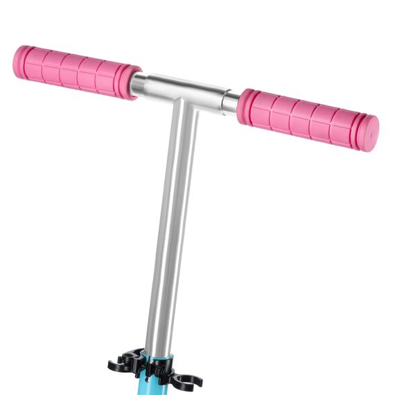 NILS EXTREME hulajnoga młodzieżowa z kauczukowymi kołami HM1302 niebieska/różowa, Kolor: różowy, Waga: 4kg, 4 zdjęcie