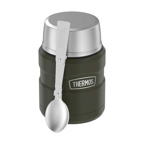 THERMOS termos na jadzenie z składaną łyżeczką zielony THERMOS termos na jadzenie z składaną łyżeczką zielony