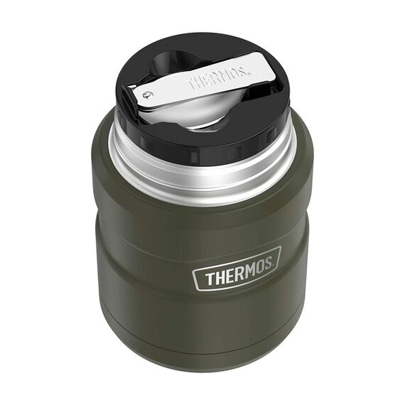 THERMOS termos na jadzenie z składaną łyżeczką zielony THERMOS termos na jadzenie z składaną łyżeczką zielony