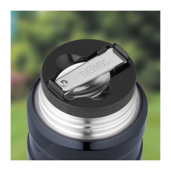 THERMOS termos na jadzenie z składaną łyżeczką fioletowy THERMOS termos na jadzenie z składaną łyżeczką fioletowy