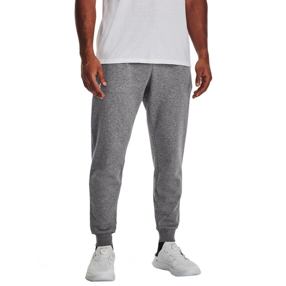 UNDER ARMOUR spodnie dresowe męskie joggery Rival Fleece szare, Kolor: szary, Rozmiar: L