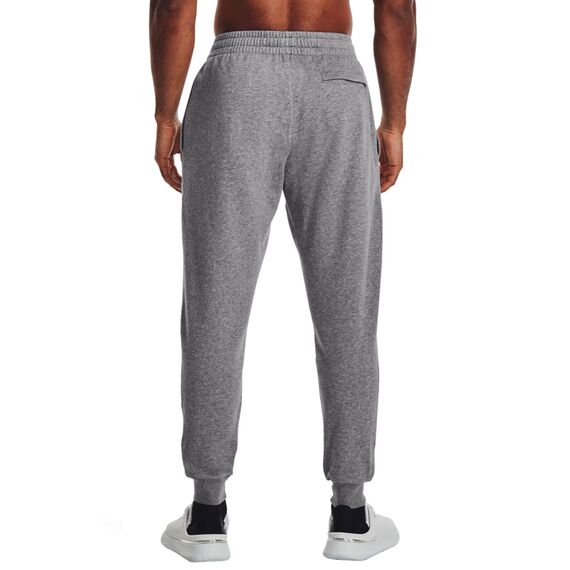 UNDER ARMOUR spodnie dresowe męskie joggery Rival Fleece szare, Kolor: szary, Rozmiar: M, 4 zdjęcie