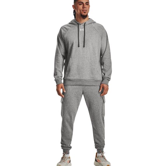 UNDER ARMOUR bluza dresowa męska z kapturem Rival Fleece szara, Kolor: szary, Rozmiar: M, 5 zdjęcie UNDER ARMOUR bluza dresowa męska z kapturem Rival Fleece szara, Kolor: szary, Rozmiar: M, 5 zdjęcie