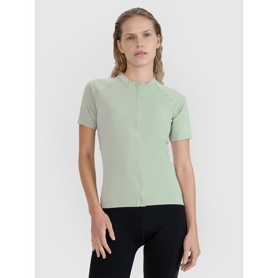 4F koszulka rowerowa szybkoschnąca damska 4FWSS25TFTSF1291 zielona, Kolor: zielony, Rozmiar: S