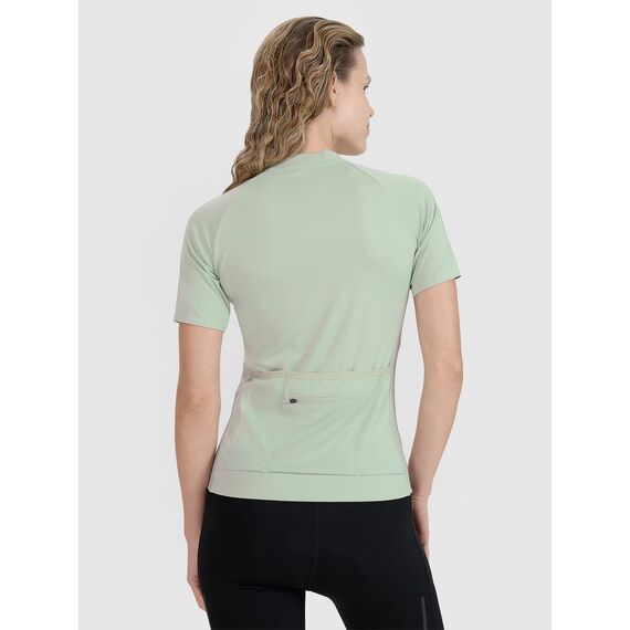 4F koszulka rowerowa szybkoschnąca damska 4FWSS25TFTSF1291 zielona, Kolor: zielony, Rozmiar: S, 4 zdjęcie