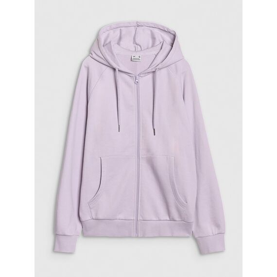 4F bluza damska dresowa z kapturem 4FWSS25TSWSF1541 fioletowa, Kolor: fioletowy, Rozmiar: M, 6 zdjęcie