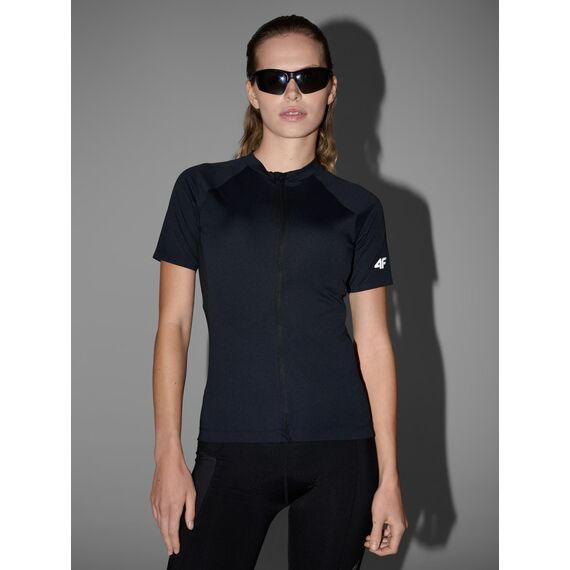 4F koszulka rowerowa damska szybkoschnąca 4FWSS25TFTSF1291 czarna, Kolor: czarny, Rozmiar: M, 2 zdjęcie