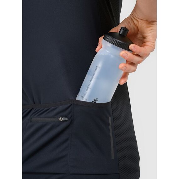 4F t-shirt męski koszulka rowerowa rozpinana męska 4FWSS25TFTSM1285 czarna, Kolor: czarny, Rozmiar: S, 7 zdjęcie