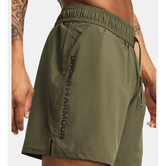 UNDER ARMOUR spodenki treningowe męskie Tech Woven zielone, Kolor: zielony, Rozmiar: L, 4 zdjęcie