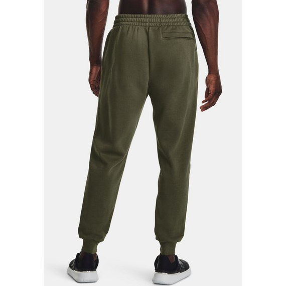 UNDER ARMOUR spodnie dresowe męskie joggery Rival Fleece zielone, Kolor: zielony, Rozmiar: S, 6 zdjęcie