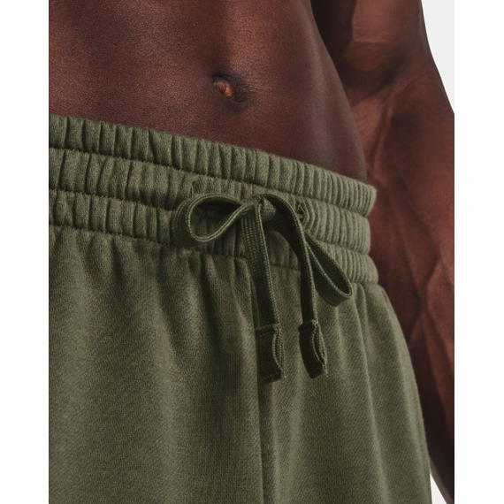 UNDER ARMOUR spodnie dresowe męskie joggery Rival Fleece zielone, Kolor: zielony, Rozmiar: S, 4 zdjęcie