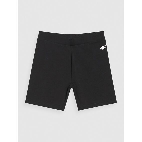 4F komplet dziecięcy dla dziewczynki na w-f koszulka, spodenki i worek na buty 4FJWSS25TAPSF024, Kolor: czarny, Rozmiar: 158/164, 7 zdjęcie