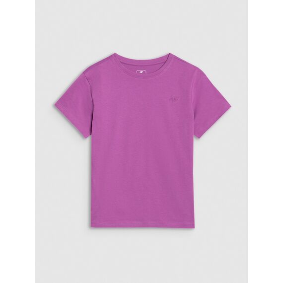 4F koszulka dziecięca t-shirt bawełniany 4FJWSS25TTSHF2326 różowa, Kolor: różowy, Rozmiar: 164, 5 zdjęcie