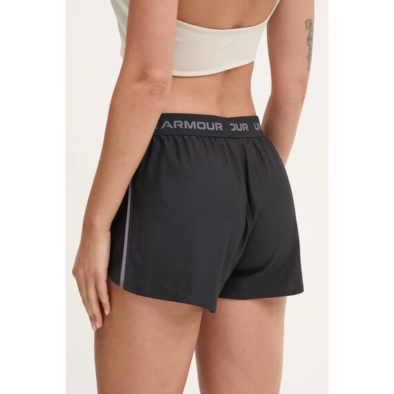 UNDER ARMOUR spodenki treningowe damskie Tech Play Up czarne, Kolor: czarny, Rozmiar: S, 2 zdjęcie UNDER ARMOUR spodenki treningowe damskie Tech Play Up czarne, Kolor: czarny, Rozmiar: S, 2 zdjęcie