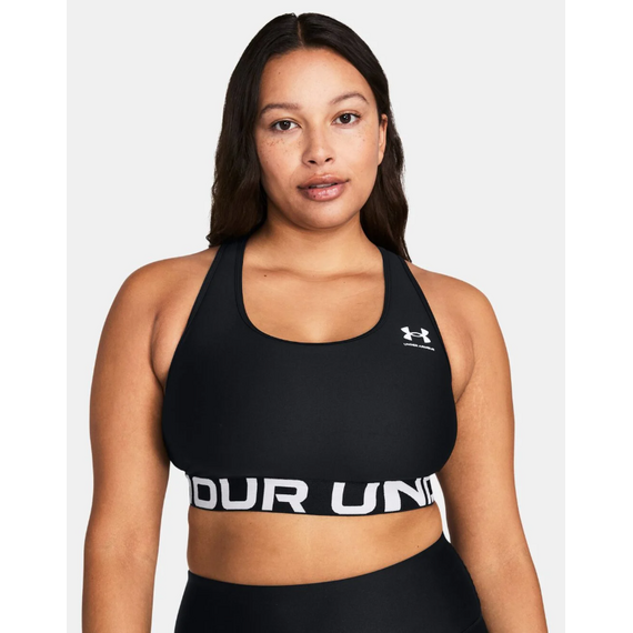 UNDER ARMOUR biustonosz sportowy do ćwiczeń HG Mid czarny, Kolor: czarny, Rozmiar: S, 6 zdjęcie