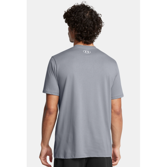 UNDER ARMOUR koszulka męska t-shirt sportowy szary, Kolor: szary, Rozmiar: M, 2 zdjęcie