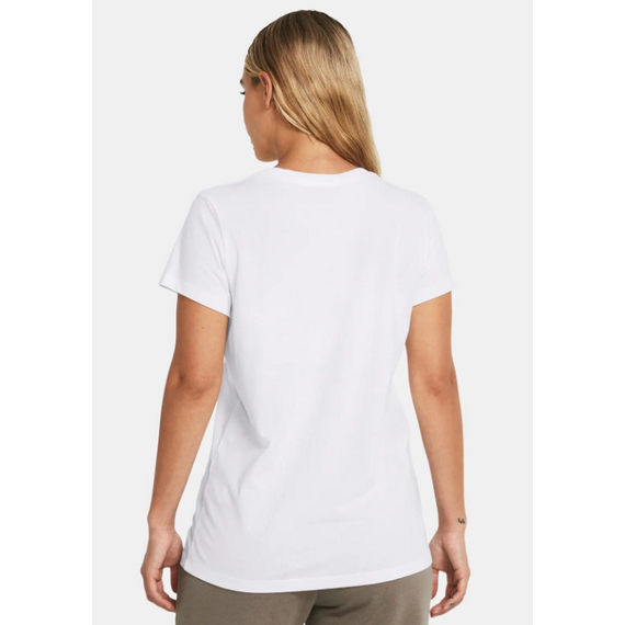 UNDER ARMOUR koszulka t-shirt damska Rival Logo SS biała, Kolor: biały, Rozmiar: M, 4 zdjęcie UNDER ARMOUR koszulka t-shirt damska Rival Logo SS biała, Kolor: biały, Rozmiar: M, 4 zdjęcie