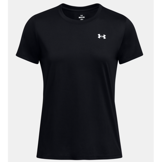 UNDER ARMOUR koszulka t-shirt damski sportowy Tech SSV- Solid czarna, Kolor: czarny, Rozmiar: S, 3 zdjęcie
