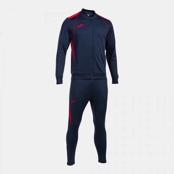JOMA CHAMPIONSHIP VII komplet męski dres spodnie i bluza 103083.336 granatowy/czerwony, Kolor: granatowy, Waga: 0.2, Rozmiar: 3XL