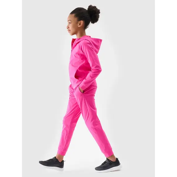 4F spodnie sportowe dla dziewczynek 4FJWSS25TFTRF0875 różowe, Kolor: różowy, Rozmiar: 134/140, 7 zdjęcie