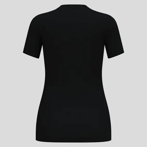 Koszulka z krótkim rękawem damska ODLO Merino 160 BL Top Crew Neck S/S czarna