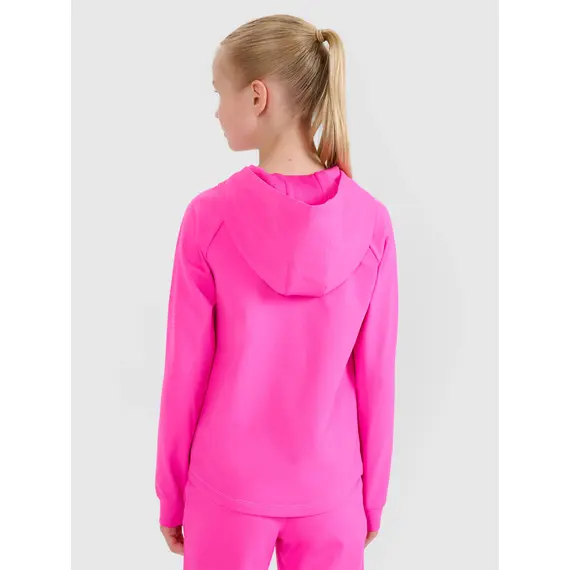 4F bluza sportowa dla dziewczynek 4FJWSS25TFSWF448 różowa, Kolor: różowy, Rozmiar: 146/152, 2 zdjęcie