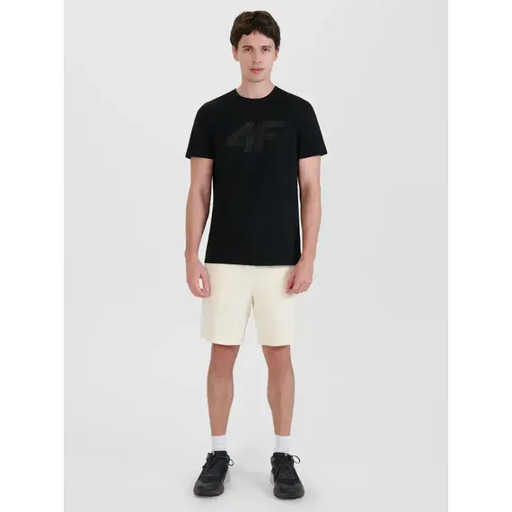 4F t-shirt męski koszulka bawełniana 4FWMM00TTSHM2257 czerwony, Kolor: czarny, Rozmiar: XL, 4 zdjęcie