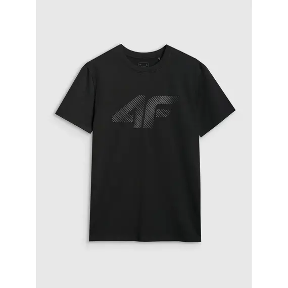 4F t-shirt męski koszulka bawełniana 4FWMM00TTSHM2257 czerwony, Kolor: czarny, Rozmiar: XL, 2 zdjęcie