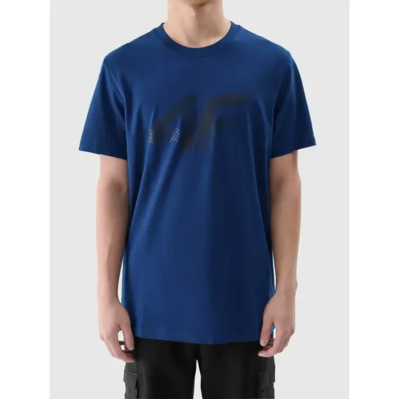 4F t-shirt męski koszulka bawełniana 4FWMM00TTSHM2257 czerwony, Kolor: zielony, Rozmiar: XXL, 4 zdjęcie