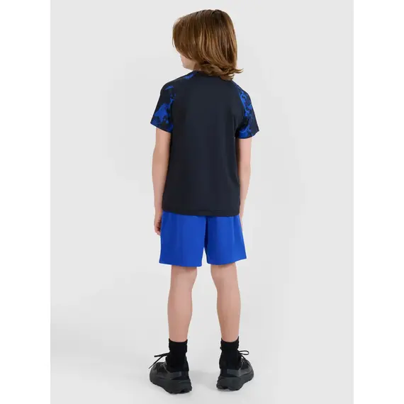 4F spodenki na w-f treningowe chłopięce 4FJWSS25TFSHM0859 niebieskie, Kolor: niebieski, Rozmiar: 158/164, 3 zdjęcie